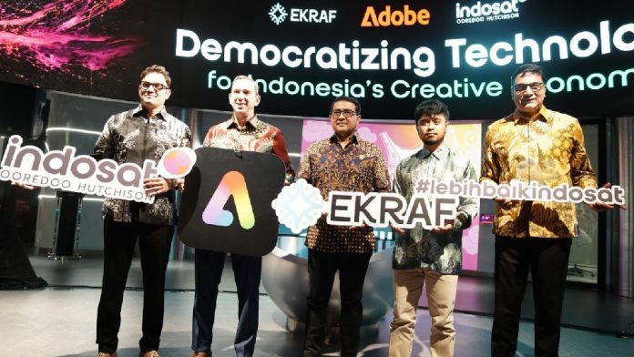 indosat1 Transformasi Digital: Kemenekraf, Indosat, dan Adobe Berkolaborasi Buka Peluang Ekonomi Kreatif Berbasis AI