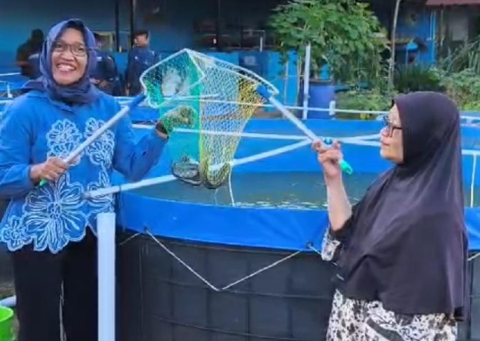 Mahasiswa S-1 Akuakultur Unesa Kenalkan Diversifikasi Pangan Lewat Produk Olahan Lele Bioflok