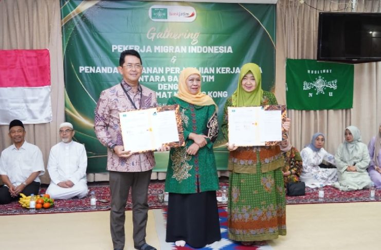 Gandeng Muslimat NU Hong Kong, Bank Jatim Permudah Pekerja Migran Kirim Uang ke Tanah Air