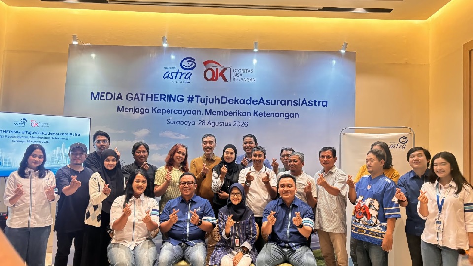 Media Gathering #TujuhDekadeAsuransiAstra yang digelar Asuransi Astra bersama Otoritas Jasa Keuangan (OJK) di Social Spoon, Surabaya, Jumat (28/8/2026).