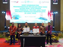 Perkuat Ekosistem Pendidikan Jatim, Bank Jatim Resmi Resmikan Kerja Sama Layanan Perbankan dengan Dinas Pendidikan Se-Jawa Timur