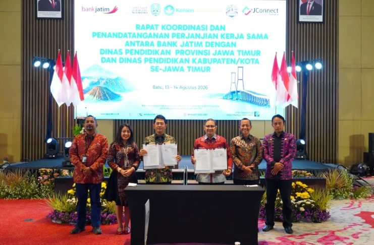 Perkuat Ekosistem Pendidikan Jatim, Bank Jatim Resmi Resmikan Kerja Sama Layanan Perbankan dengan Dinas Pendidikan Se-Jawa Timur