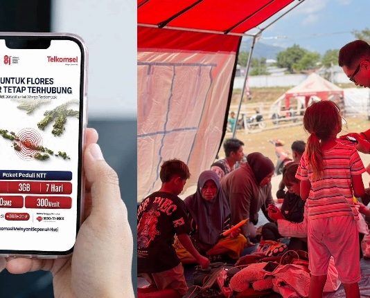 Telkomsel Hadirkan Paket Darurat Rp1 Bagi Warga Terdampak Bencana di Flores