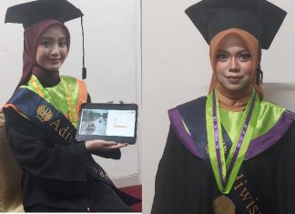 Mengubah Ilmu Jadi Solusi: Cerita Haru Lulusan Terbaik Hingga Prestasi Akademik Marselino di Wisuda ke-122 Unesa Mengubah Ilmu Jadi Solusi: Cerita Haru Lulusan Terbaik Hingga Prestasi Akademik Marselino di Wisuda ke-122 Unesa, Vanessa Aulia Syifa Yudiasmara (23), wisudawan terbaik dari Program Studi D4 Manajemen Informatika, Fakultas Vokasi Unesa dan Iftitah Rahma Safira (22), wisudawan terbaik dari Program Studi S1 Pendidikan Guru Sekolah Dasar (PGSD), Fakultas Ilmu Pendidikan (FIP) Unesa