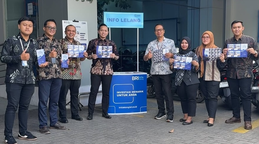 Open Booth Lelang yang berlangsung di kantor BRI Jalan Raya Diponegoro No. 174, Surabaya, pada Rabu (30/9/2026) lalu.